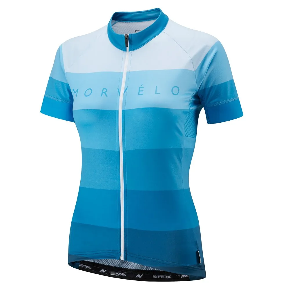 2018 Morvelo женская летняя велосипедная рубашка с коротким рукавом для езды на