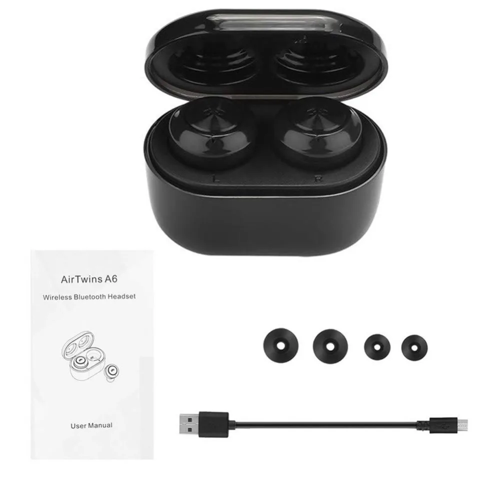 Buyincoins Bluetooth беспроводные наушники мини гарнитура 5 0 стерео бас в ухо наушник с
