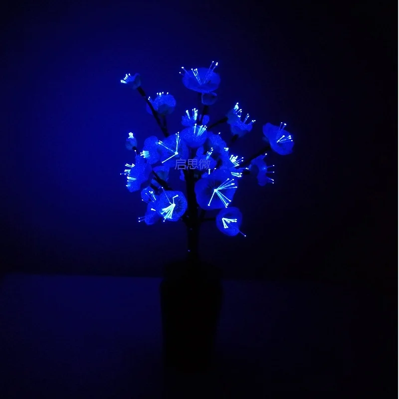 Новинка стильные оптические оптоволоконные лампы с цветком сливы Bloosom новые