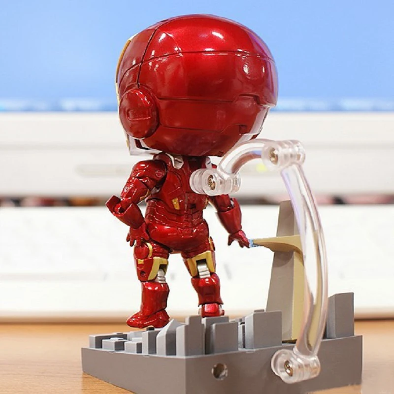 Милая игрушка Marvel летающий Железный человек аниме рисунок мультяшное лицо