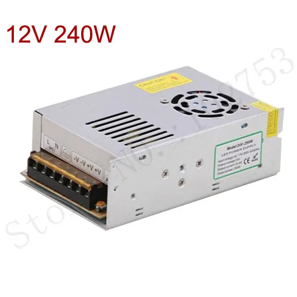 бесплатная доставка питания 12v 240w1pcs 100% новый высокое качество импульсный
