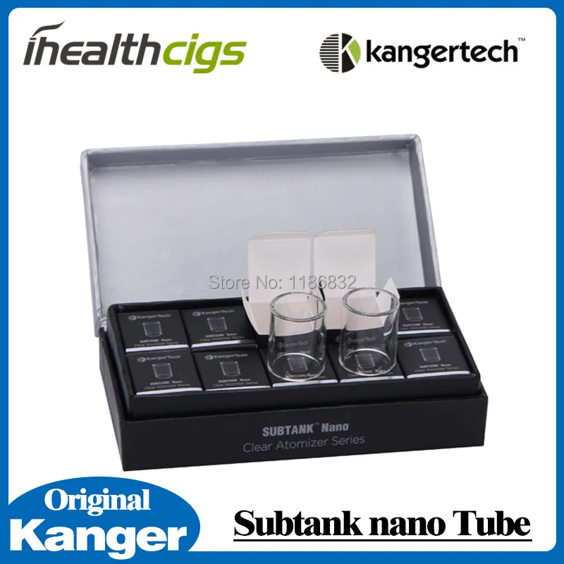 100% оригинал kanger субтанка Nano Pyrex Стеклянная трубка для nano распылителя 20 штук |