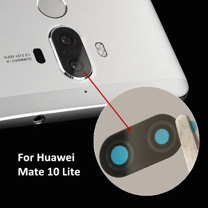 Новая задняя камера стеклянная крышка объектива для Huawei mate 9 10 Pro Lite с клейкой