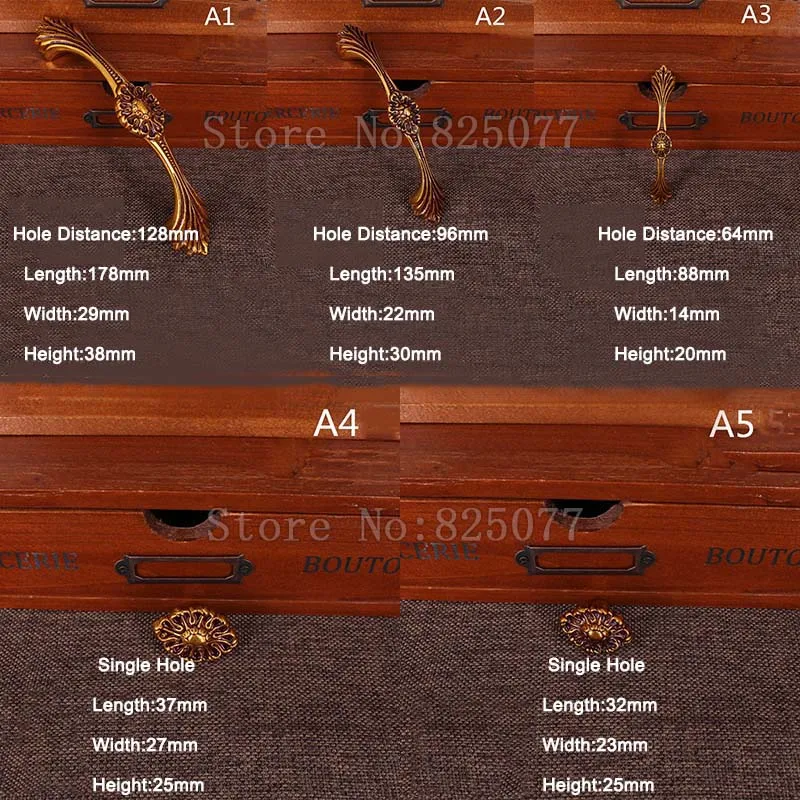 8 шт./лот мебельные ручки антикварные кухонные дверные шкаф ящик выдвижная ручка