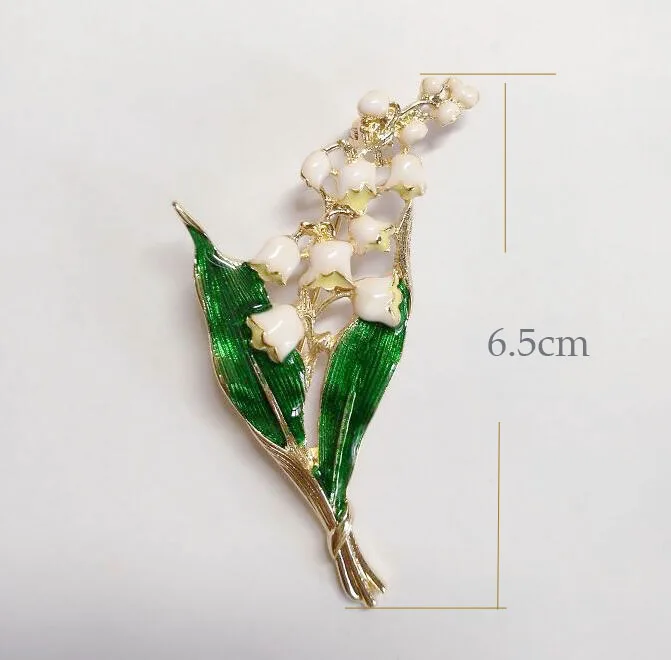 CSxjd элегантная эмалированная ретро брошь Лилия Орхидея модная шарф ювелирные