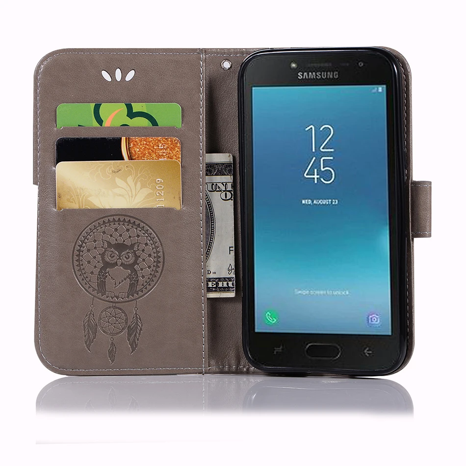 Чехол бумажник с откидной крышкой для Samsung Galaxy J330 J530 J730 J120 J320 J510 J710 J3 J5 J7 J8 J4 J6 J2 Core