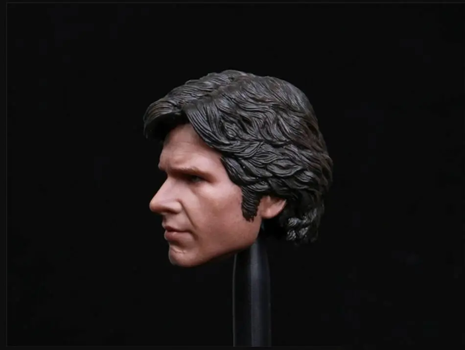 1/6 масштаб на заказ Han Solo Харрисон Форд голова лепить для горячих игрушек Phicen в