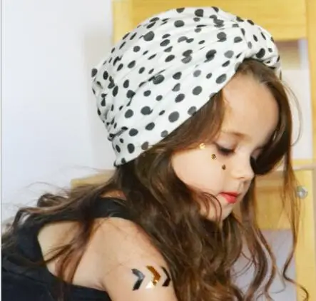 1 шт. детская вязаная шапка-тюрбан с бантом | Детская одежда и обувь