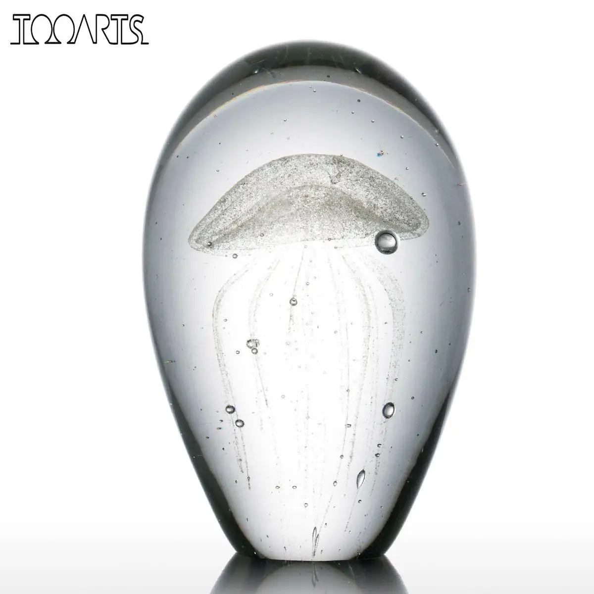 Tooarts стеклянные фигурки Медузы для домашнего декора стеклянное современное