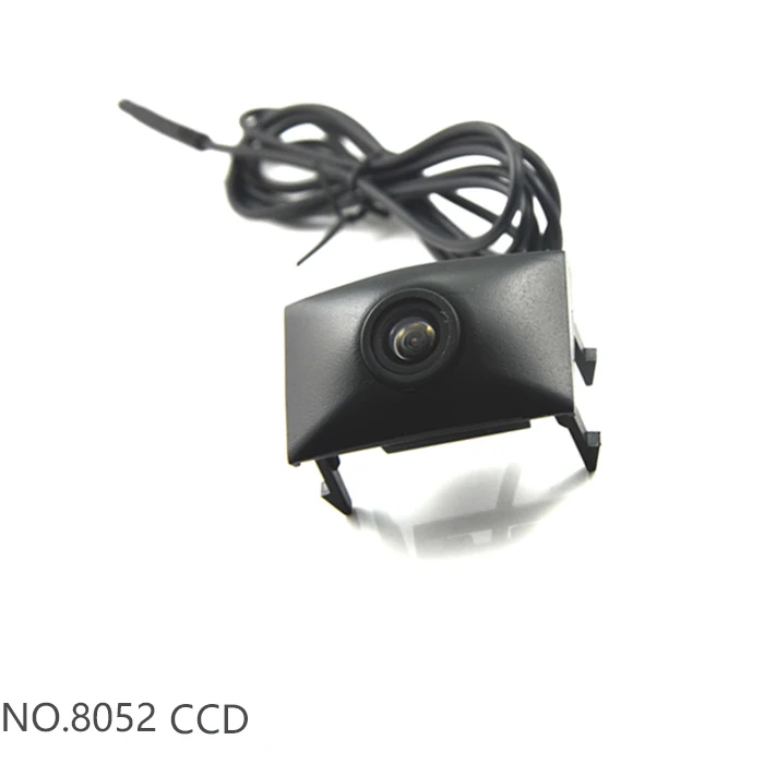 8052CCd 180deg CCD Автомобильная камера с логотипом спереди для Audi A6L Q5 Q7 Q3 A8, камера с логотипом бренда PAL/NTSC - Название цвета: 8052CCd