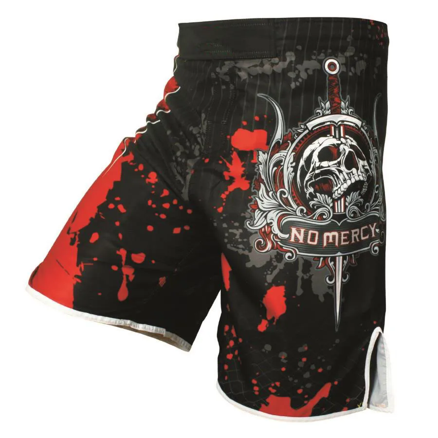 Red ММА шорты боксерские шорты ММА Муай Тай кикбокс Шорты ММА ушу Санда шорты Spor Giyim Boxeo Entrenamiento Pantalon Sport Homme - Цвет: Red