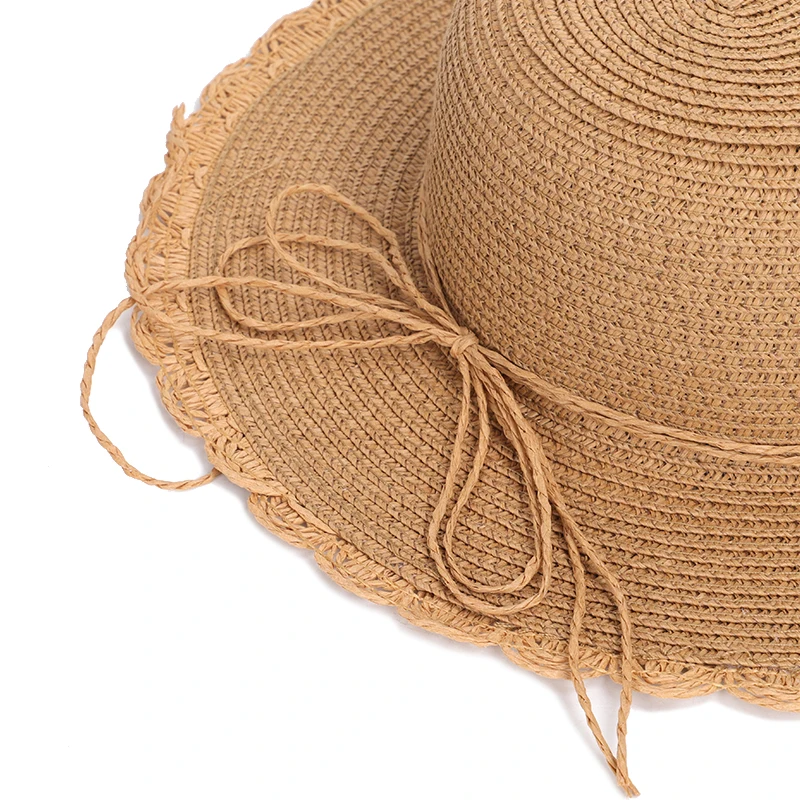 Соломенная шляпа для мальчиков и девочек простая летняя пляжная детей