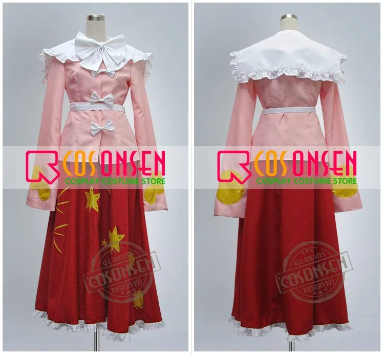 Костюм для косплея ONSEN Touhou Project водостойкий костюм Kaguya Houraisan розовый красный