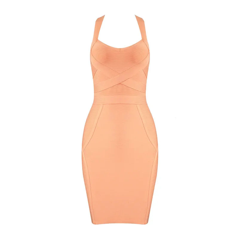 Высокое качество 3 цвета ремень крест накрест сзади мини платье Bodycon сексуальное