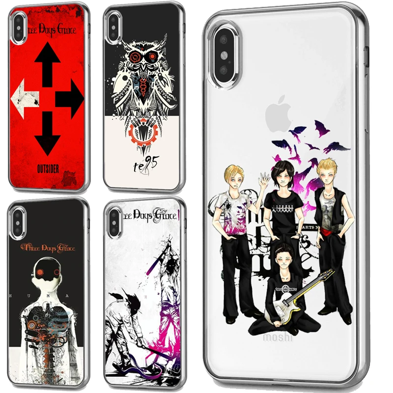 Три дня Грейс силиконовый мягкий чехол для телефона из ТПУ iPhone XS X 10 4S 5C 5 5S SE 6 6splus 7 8