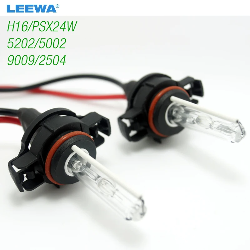 LEEWA 2 шт. 12 в 35 Вт H16/PSX24W/5202/5002/9009/2504 ксеноновая лампа # CA3953|xenon lamp|12v 35wxenon bulb |