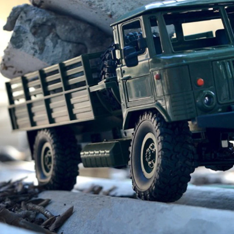 WPL B 24 1:16 пульт дистанционного управления военный грузовик 4 колеса внедорожный B24