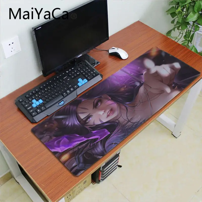 Игровой коврик для мыши Maiyaca League of Legends виртуальная девушка группа K DA KaiSa2 аниме