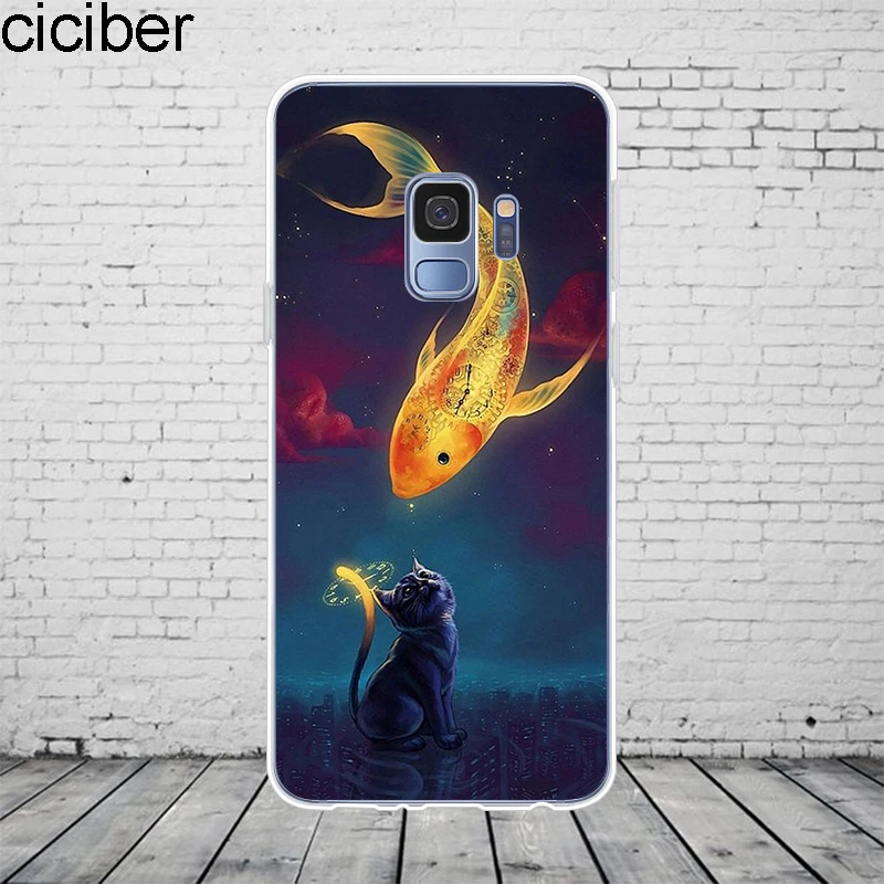 С изображением животных, котов Крышка для samsung Galaxy S10 S5 S7 S8 S9 Edge Plus S10 S10e S10+ чехол для телефона для Galaxy Note 10 9 8 5 4 3 Plus TPU