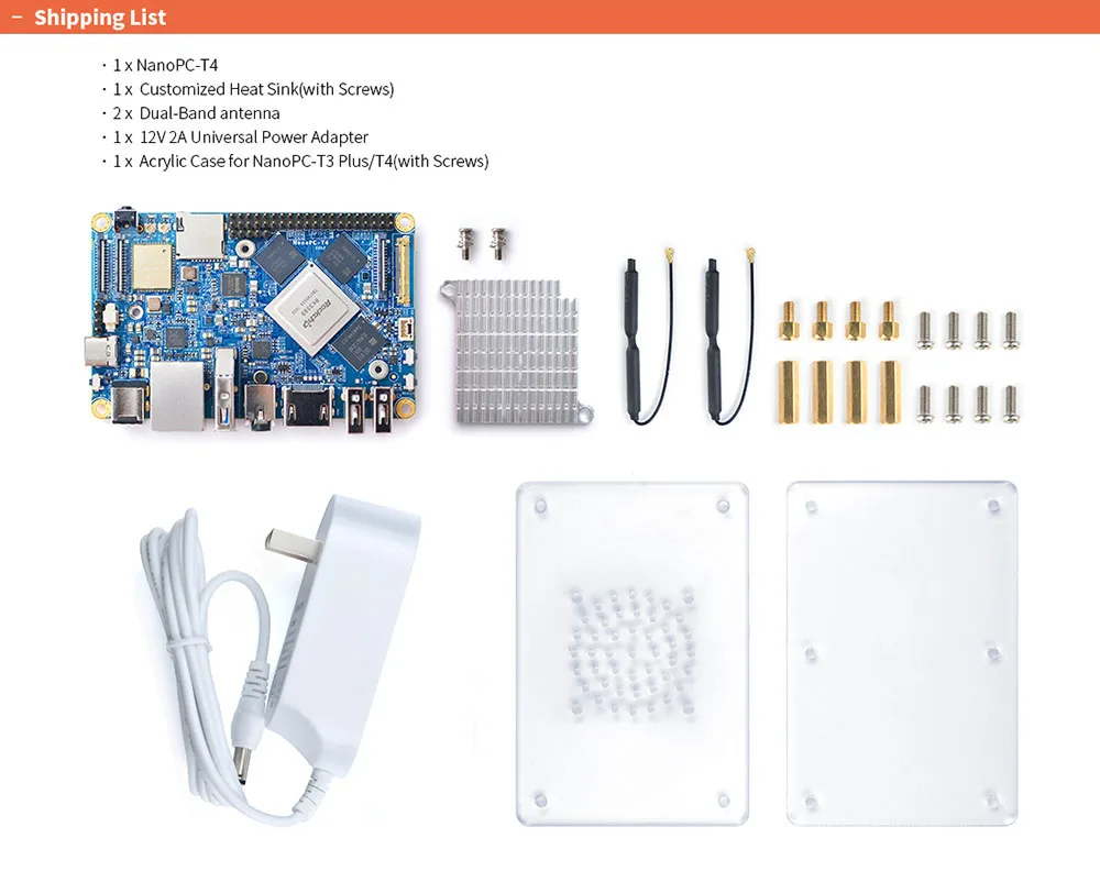 NanoPC T4 с открытым исходным кодом RK3399 ARM макетная плата DDR3 ОЗУ 4 Гб Гбит/с Ethernet, Поддержка Android 8,1 Ubuntu, AI и глубокого обучения