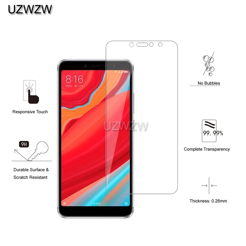 2 шт для Xiaomi Redmi S2 Premium 2.5D 0,26 мм закаленное стекло для защиты экрана для Xiaomi Redmi S2 защитное стекло