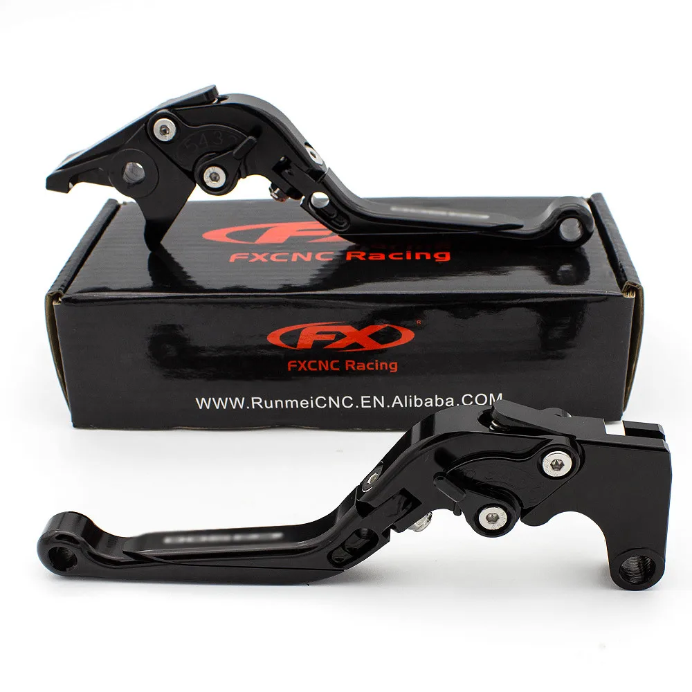 Black Lever Логотип MSX125 для Honda Grom MSX125 MSX 125- CNC складной выдвижной тормозной рычаг сцепления для мотоцикла+ рукоятки - Цвет: Black Lever