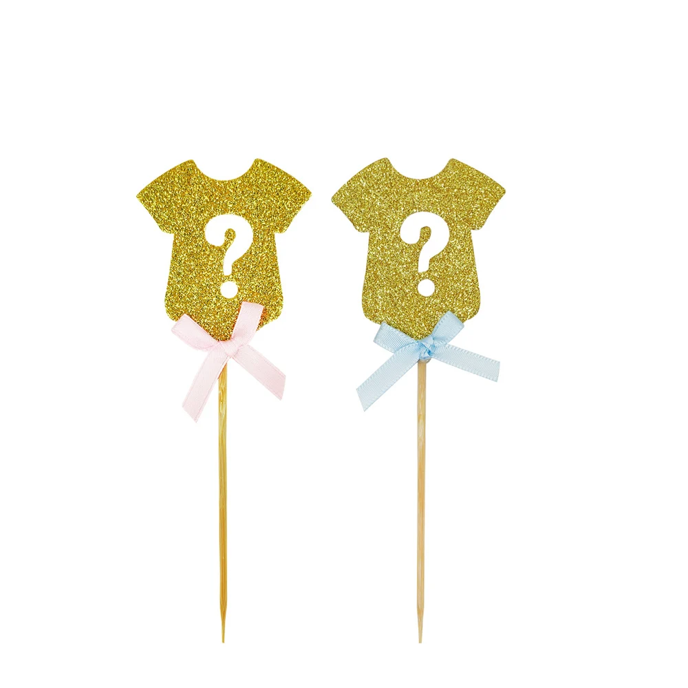 6 шт./лот пол Reveal Cupcake Topper he or she Pick принадлежности для тематической вечеринки