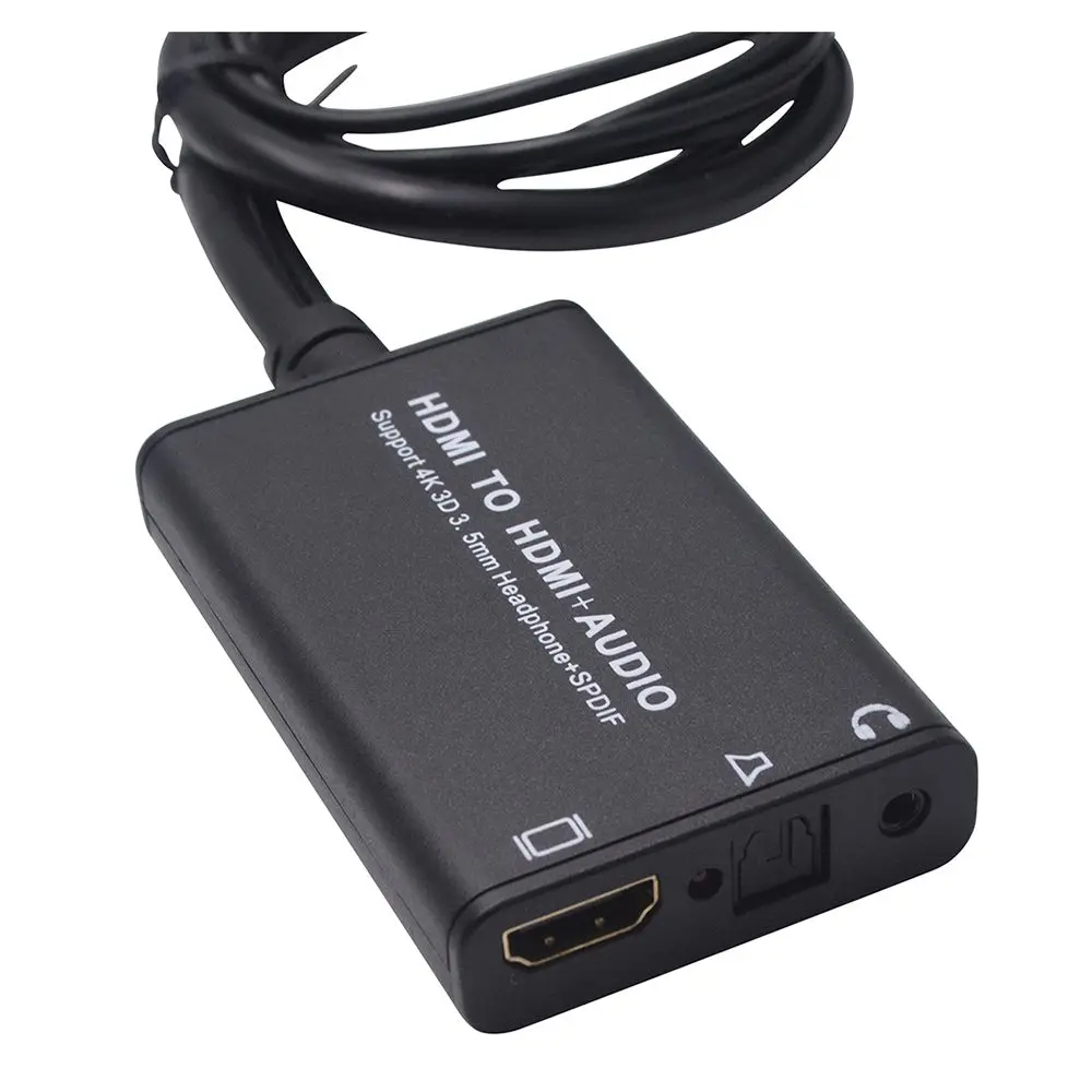 Топ предложения DMI аудио сплиттер + оптический HDMI к Audio (SPDIF) 4 К * 2 3D | Электроника
