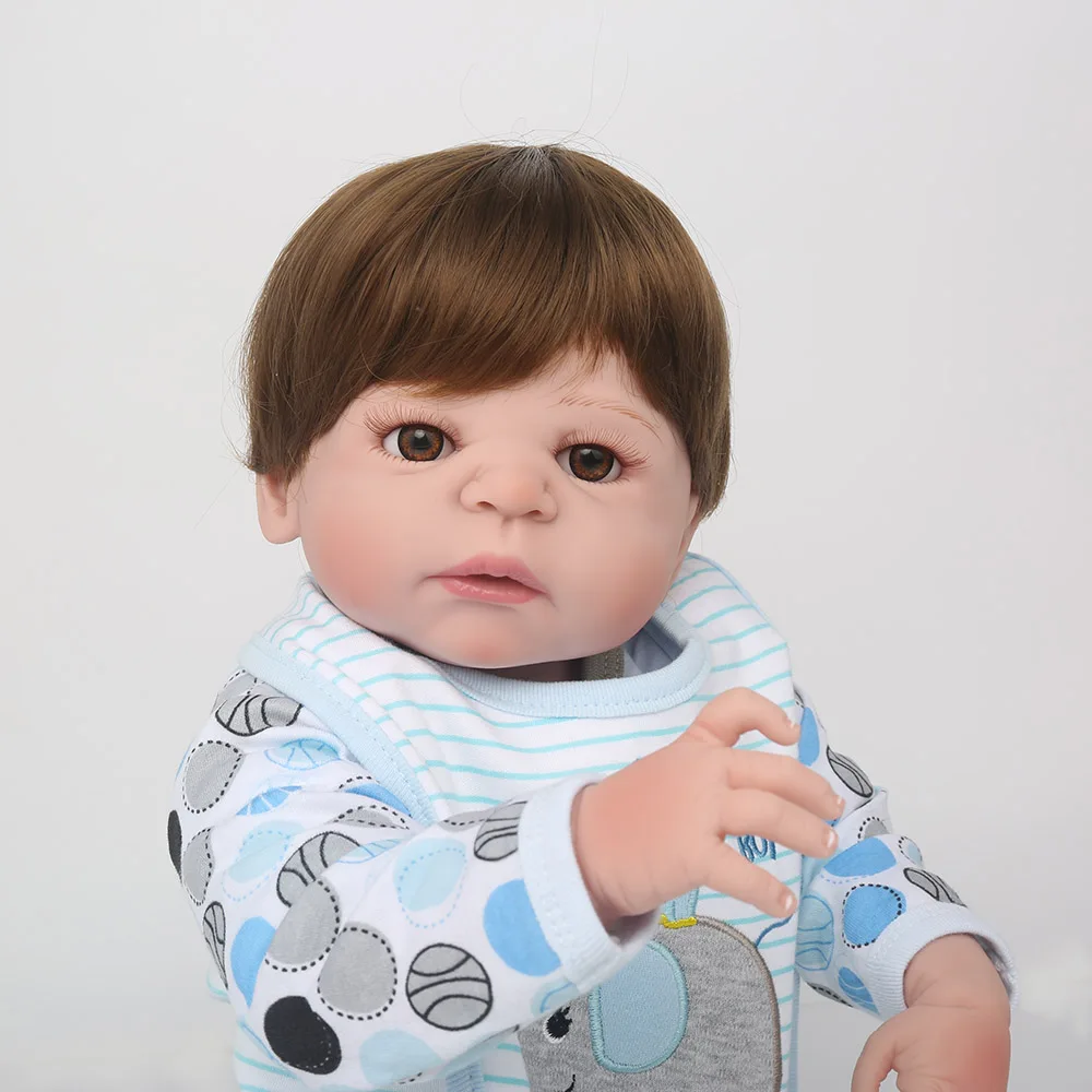 Кукла реборн силиконовая 22 дюйма подарок для детей сна|reborn baby doll|silicone reborn dollsdoll for |