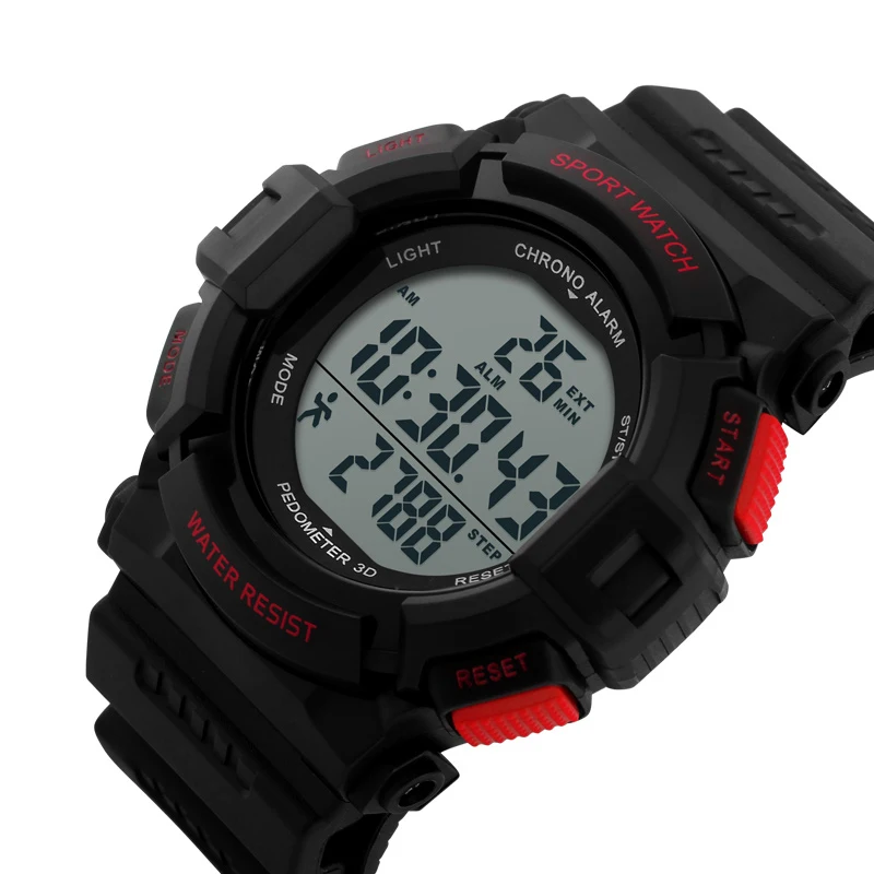 

SKMEI Digital Sports Man Watch Pedometer Watches Water Resistant Military Army Relogio Masculino Men Wristwatches 1116 zk30