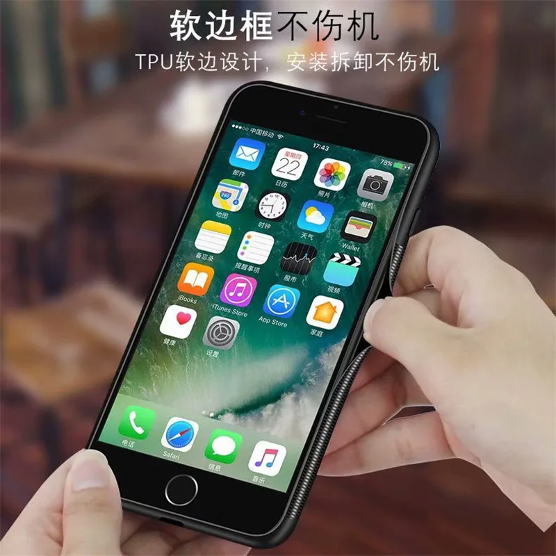 Чехол с оленем прочный чехол из ТПУ для iphone xs max xr x 10 магнитный держатель шнура 7 8 6