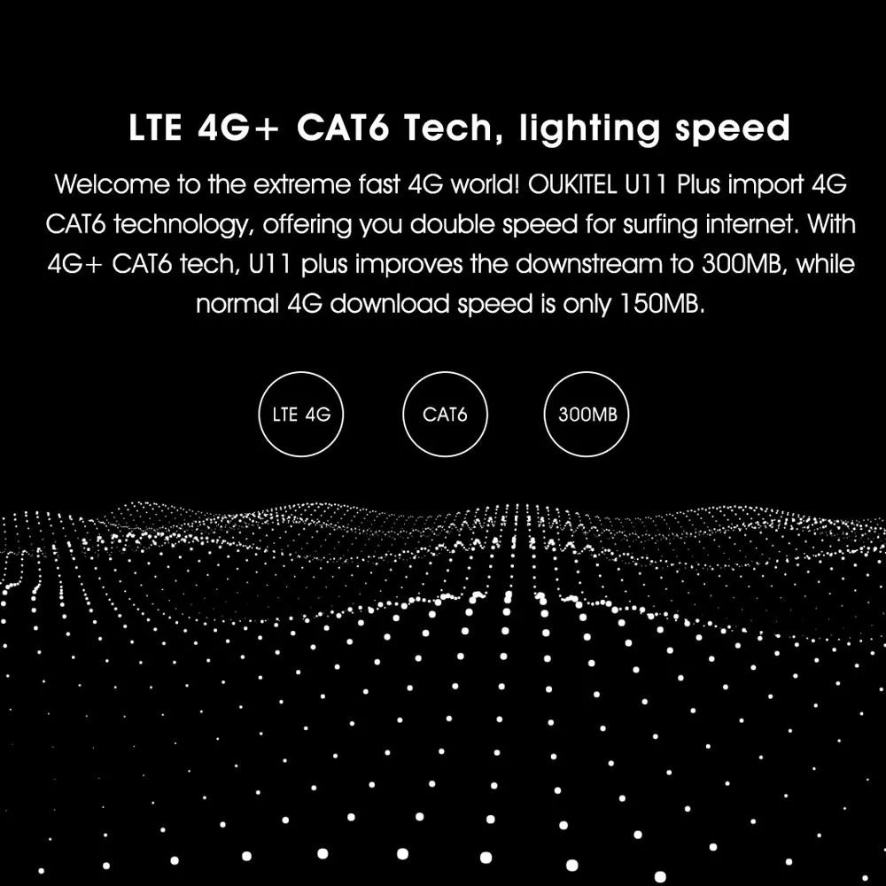 OUKITEL U11 Plus 5," ультратонкий MT6050T Восьмиядерный 4G+ 64G 4G разблокированный смартфон S.14