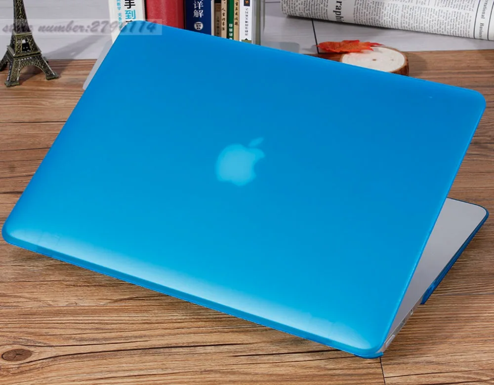 Новый матовый чехол для ноутбука + защита экрана (подарок) клавиатуры Macbook Pro Retina Air