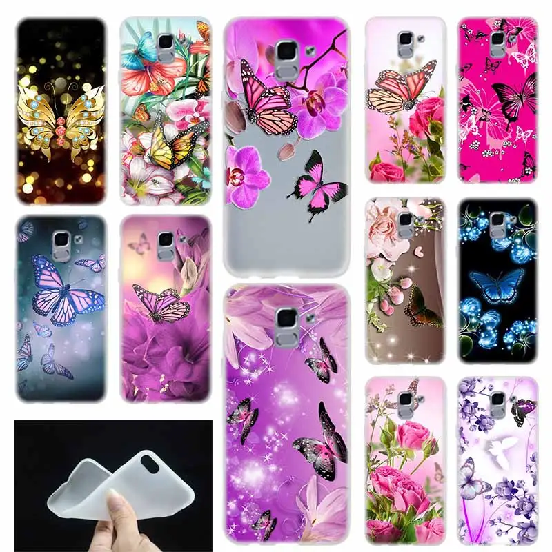 Мягкая обложка ТПУ Coque для samsung Galaxy J6 J8 J3 J5 J7 J4 плюс 2018 2016 2017 ЕС премьер-профессионал
