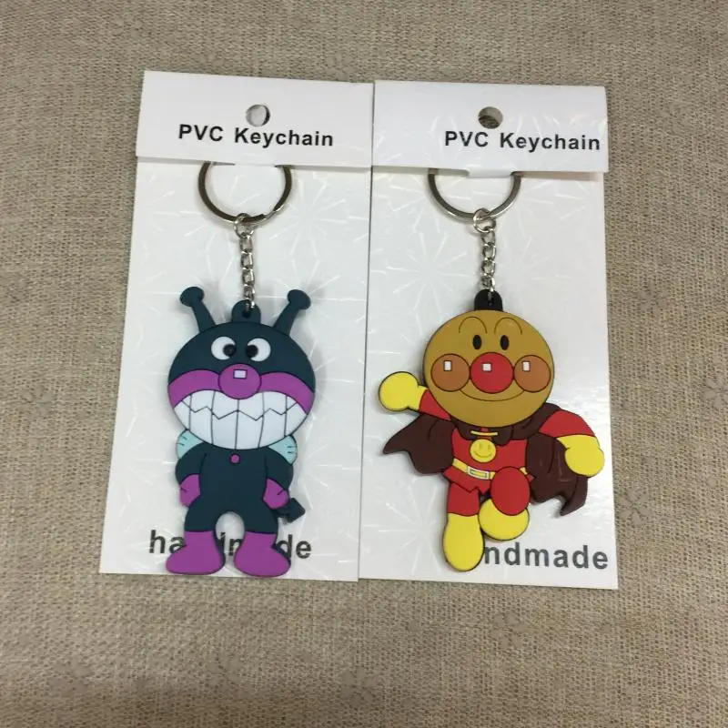 Брелок IVYYE Anpanman держатель для ключей с рисунком из искусственного ПВХ милый