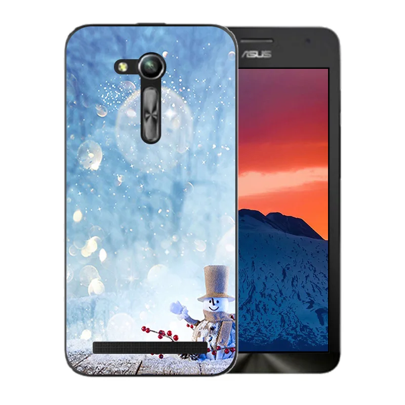 Чехол для Asus ZB450KL чехол веселый X'MAS шаблон Zenfone GO 2nd Gen ZB452KG ASUS_X014D 4 5 дюймов |