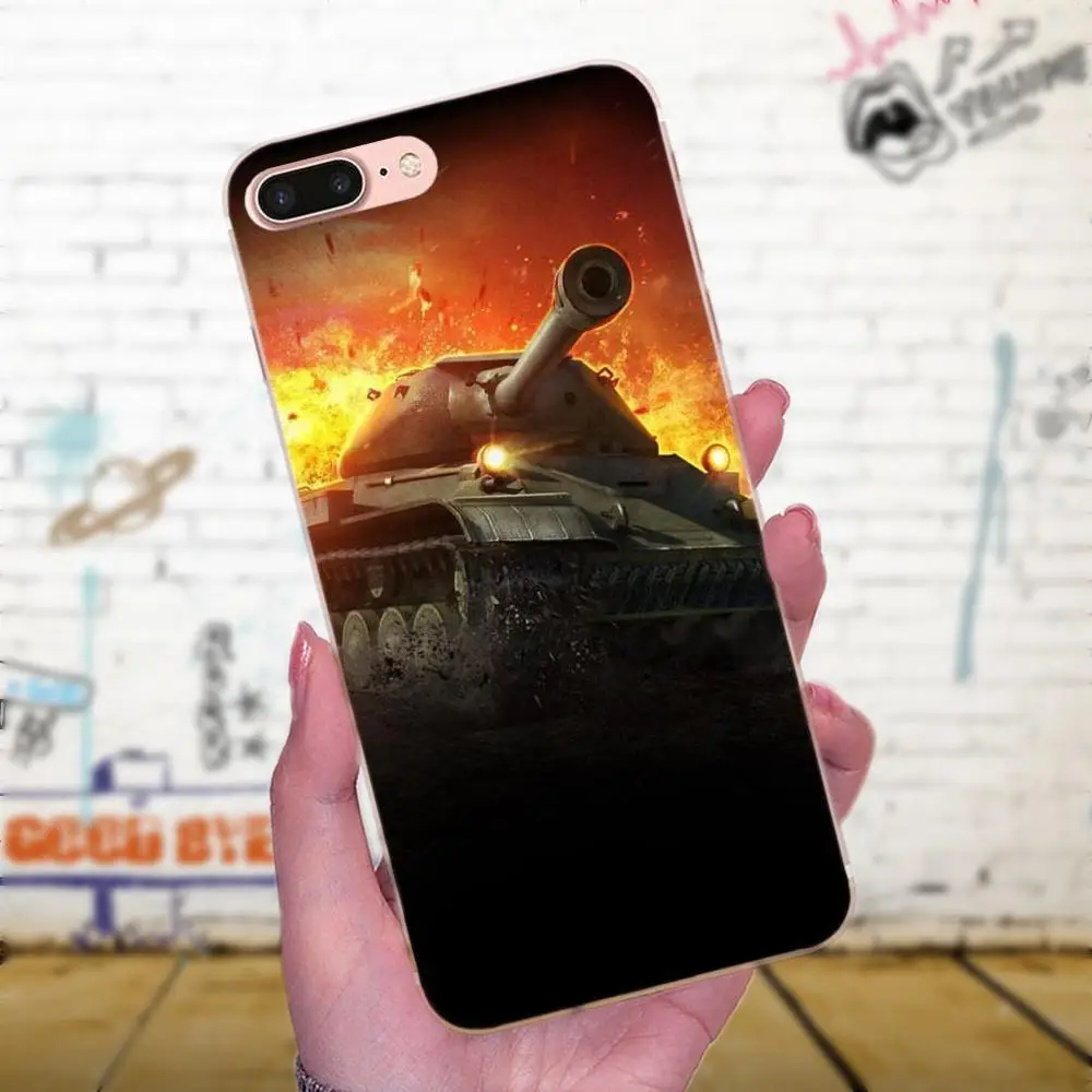 Мягкий чехол World Of Tanks Multi для Xiaomi Mi3 Mi4 Mi4C Mi4i Mi5 Mi 5S 5X 6 6X 8 SE A1 Max Mix 2 Note 3 4 | Мобильные