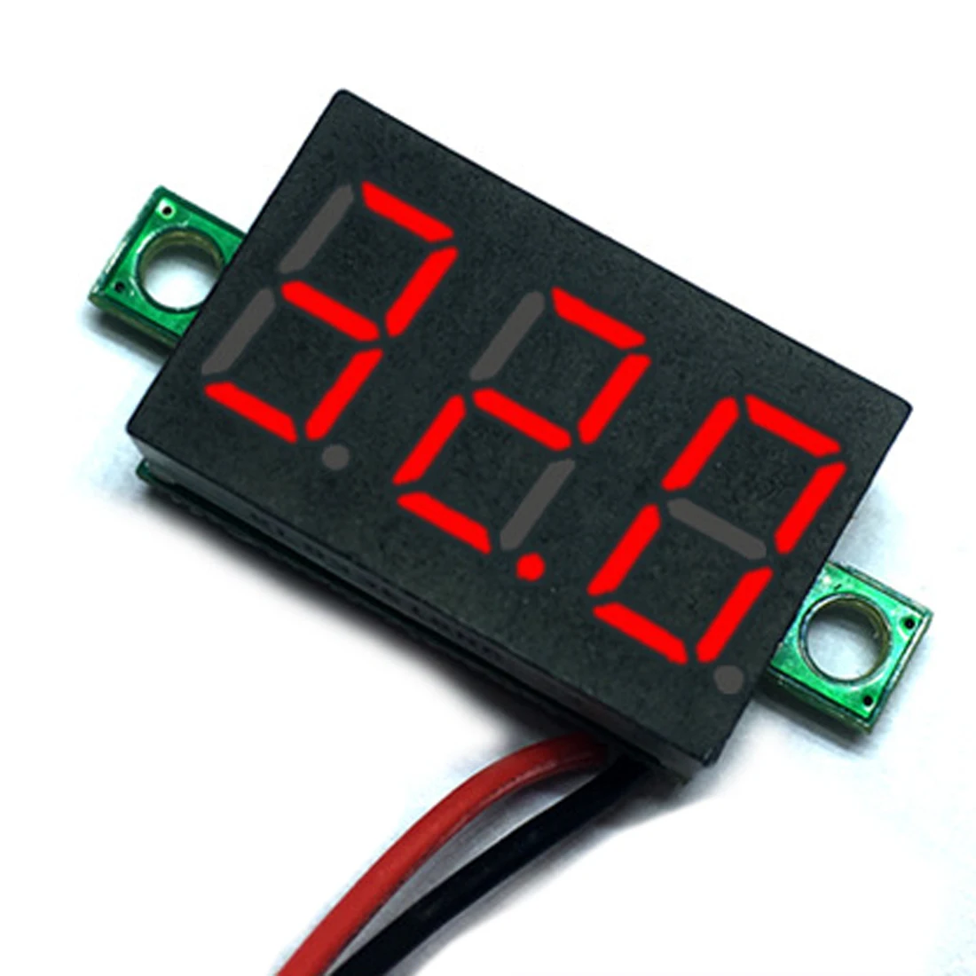 0.36 Inch Red Blue Digital LED Mini Display Module DC2.5V-30V DC0-100V Voltmeter Voltage Tester Panel Meter Gauge Motorcycle Car |