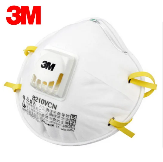 3 м 8210V маски 10 шт./лот Coolflow клапан Частиц Респиратор маска PM2.5 респиратор N95 защиты органов дыхания LT047