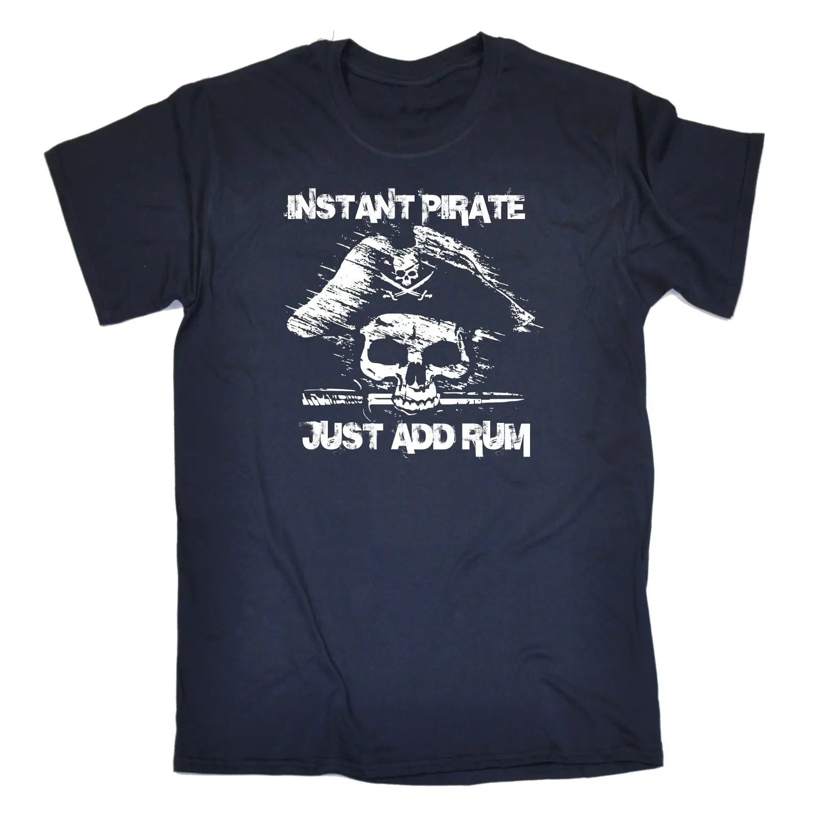 Футболка с надписью Instant Pirate Just Add Rum забавный подарок на день рождения крутая