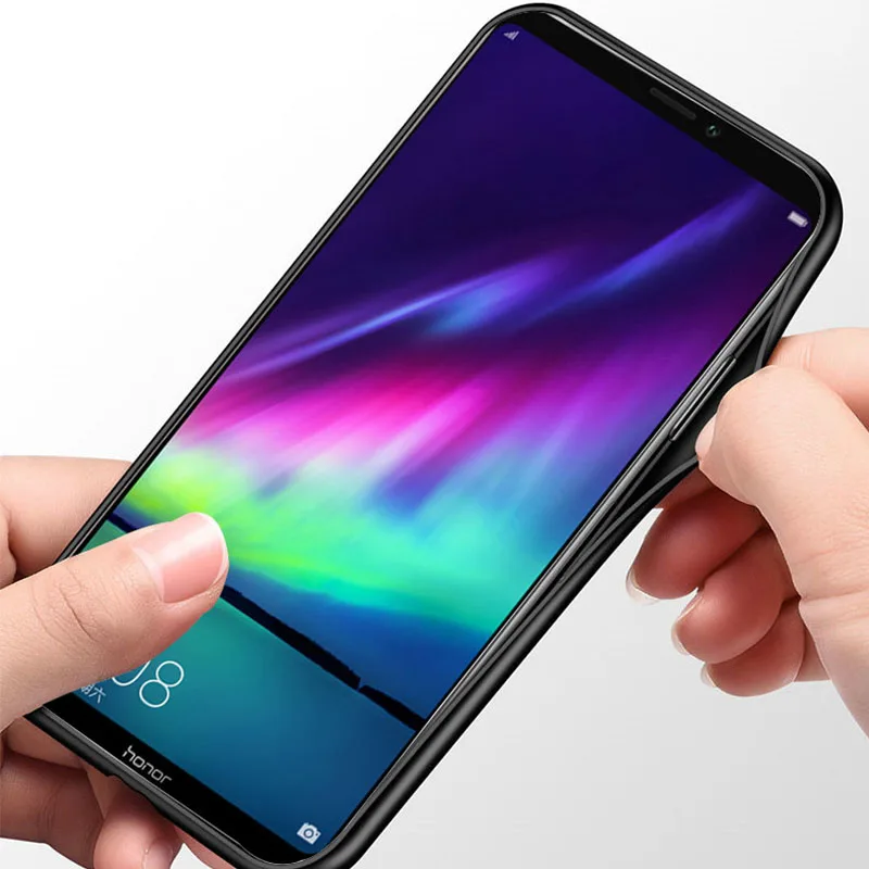 SemgCeKen Роскошный Жесткий стеклянный зеркальный чехол для huawei honor 10 lite v10 view note