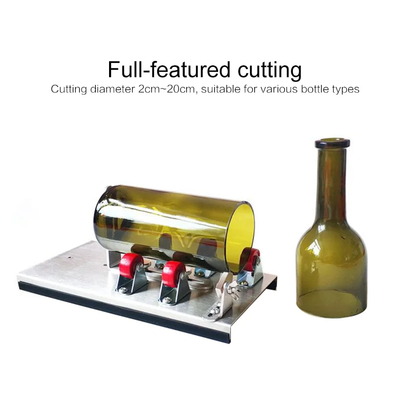 

New Glass Tools Thickness 3-10mm Aluminum Alloy Glass Bottle Cutter Better Cutting Control Create Glass Sculptures Catchers