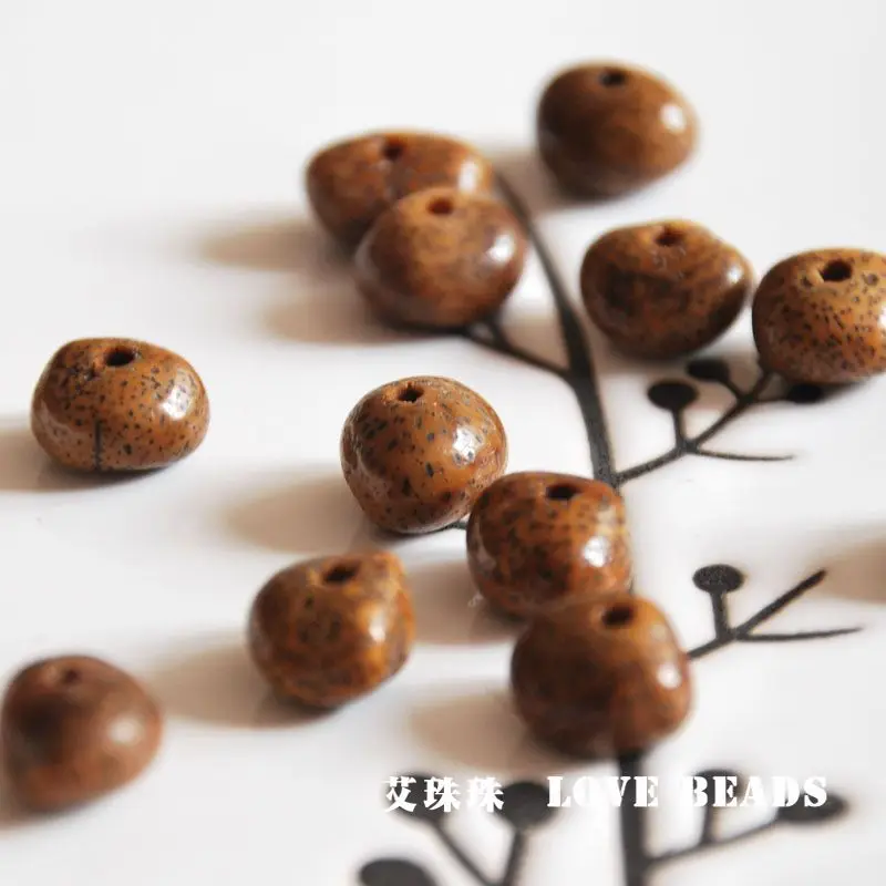 Китайские буддийские бусы Bodhi 10 шт./лот коричневые бусины mala мм браслет колье