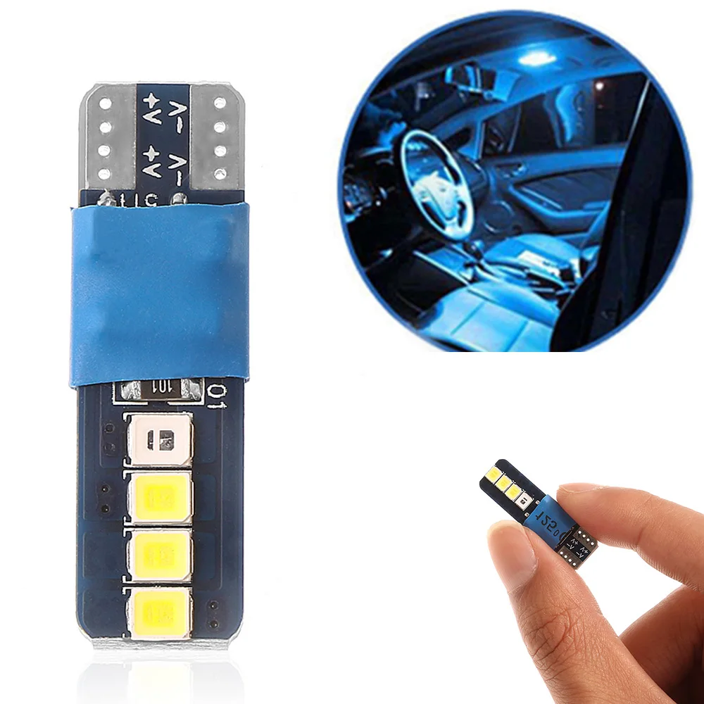 

1Pcs Car Dynamic Led Light Roof Atmosphere Lights Dimmable Vehicle Lamp COB Dome Festoon T10 Reading Bulbs Auto Interior Lamps