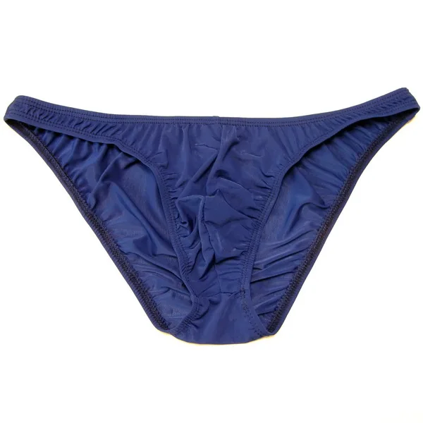 Мужские трусы с u-образным выпуклым мешочком для пениса низкой посадкой шелковое