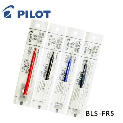 4Pcs Each Color 1Pc Гелевая ручка Pilot BLS-FR5, Заправка для пилота, ручка LFB-20EF/LFBK-23EF, Шариковая ручка 0,5 мм, 4 цвета - Цвет: 4Pcs Each Color 1Pc