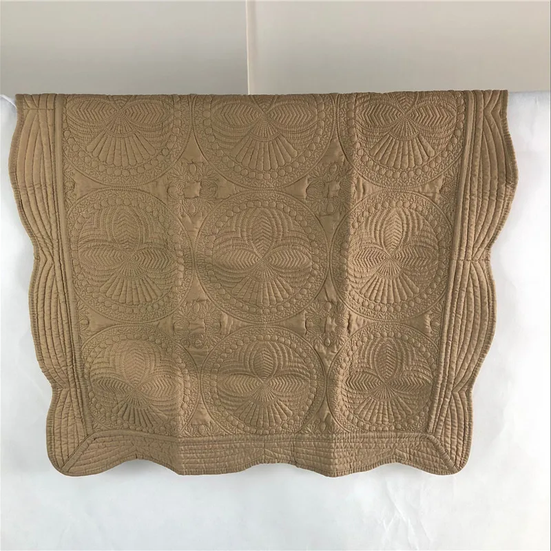 100% хлопок Детские стеганые одеяла с монограммой для душа хлопковое детское