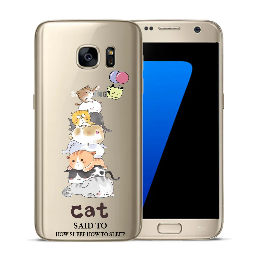 Oh My ребенка кролика Олень Cat мягкий чехол TPU для samsung Galaxy S5 мини S6 S7 край S8 S9 S10 плюс