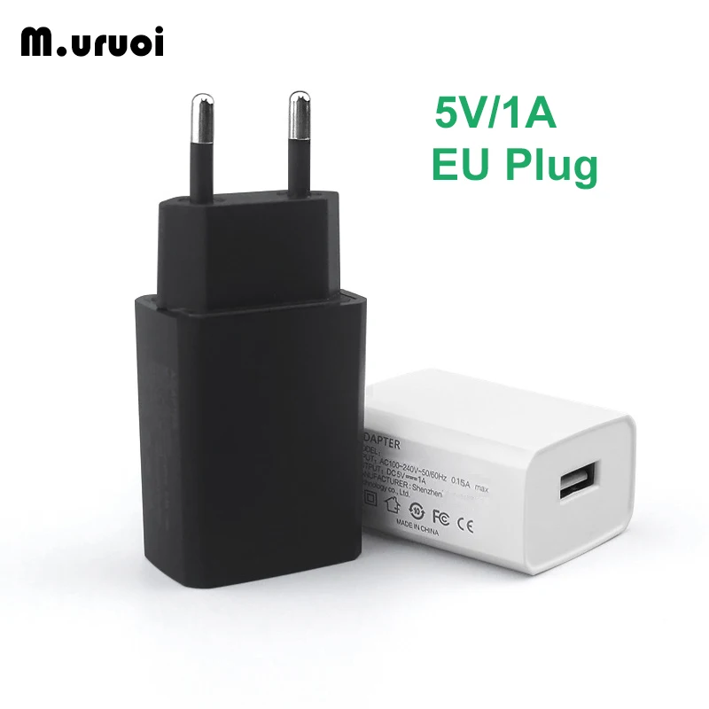 Зарядное устройство M. uruoi EU 5 V/1A USB AC для путешествий настенный адаптер питания