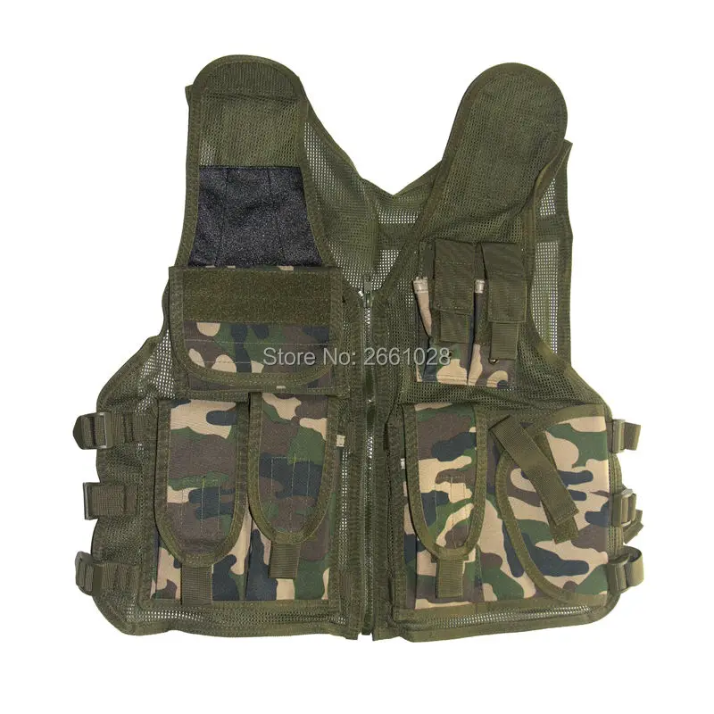 Мужской уличный Тактический сетчатый жилет с несколькими карманами военная
